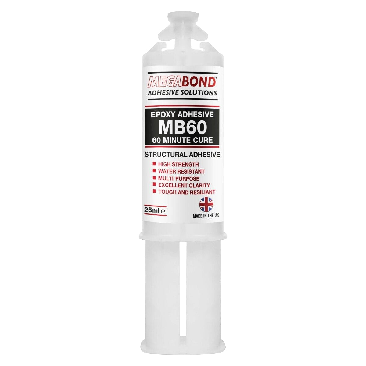 Megabond 60min Slow Cure Epoxy Adhesive 25ml Syringe