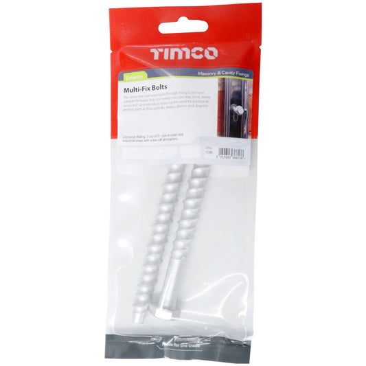 Timco Multi-Fix Bolts 10.0 x 150mm - Packet of 2