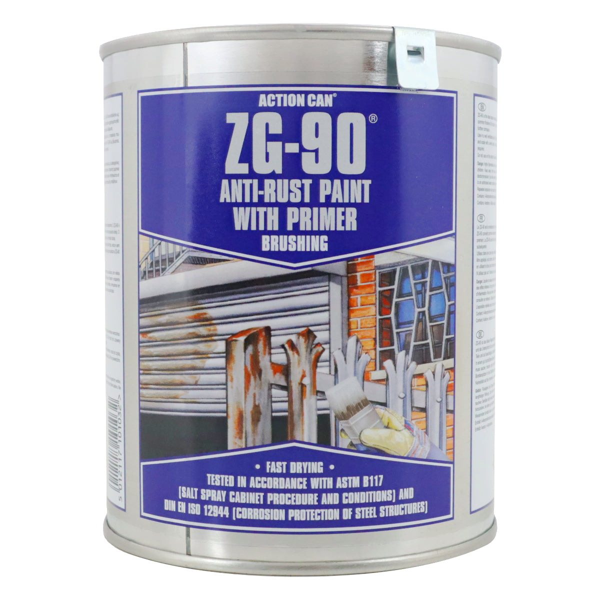 ZG-90 Anti-Rust Paint with Primer - 900ml Brushing Tub