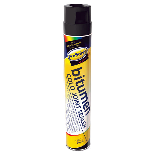 Prosolve 750ml Bitumen Cold Joint Sealer Spray for Road & Roof Repairs