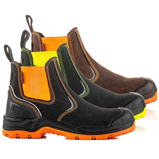 BuckBootz Buckzvis Dealer Boots - Hi-Vis Range