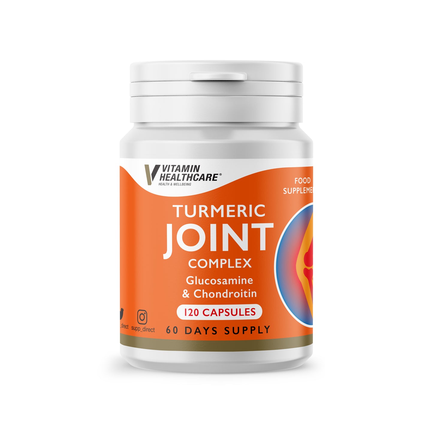 Joint Support Capsules with Turmeric Extract - 120 Capsules